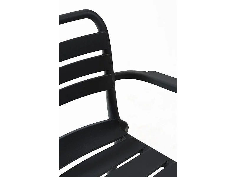 Sillas Jardín - Silla Belia con Brazos - Negro