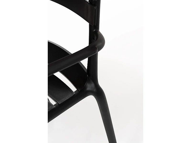 Sillas Jardín - Silla Lamix con Brazos - Negro