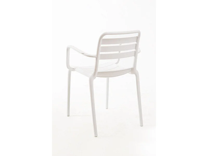 Sillas Jardín - Silla Belia con Brazos - Blanco