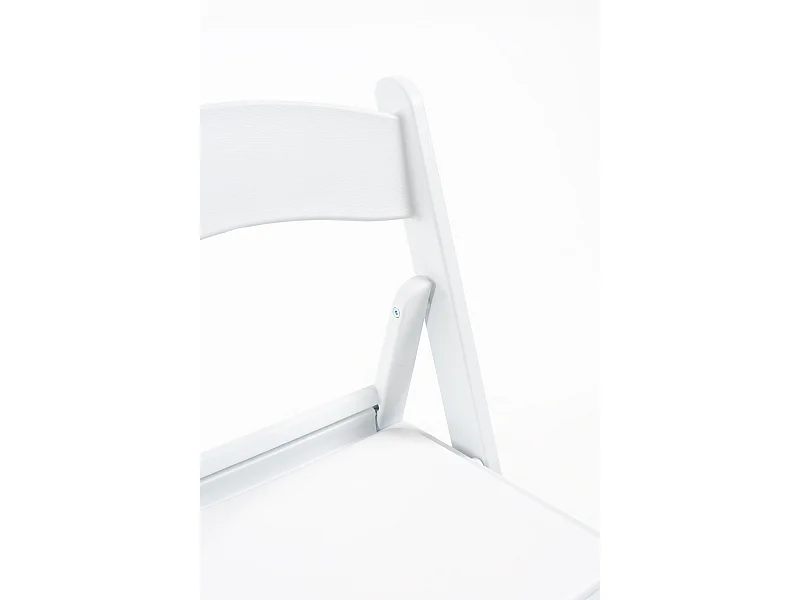 Sillas Plegables - Pack 4 Sillas Gala Plegable con Cojín efecto Madera - Blanco