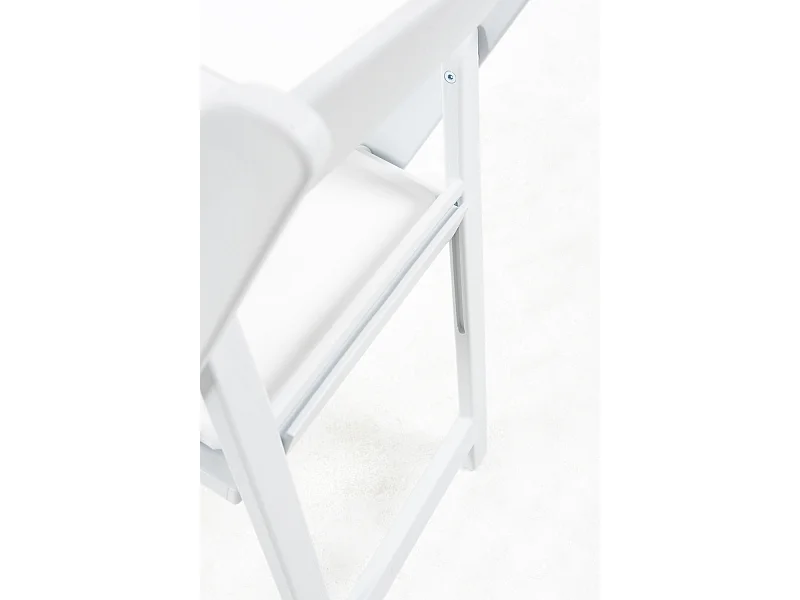 Sillas Plegables - Pack 4 Sillas Gala Plegable con Cojín efecto Madera - Blanco