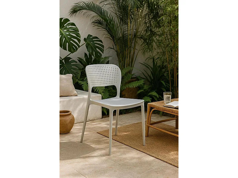 Sillas Jardín - Silla Fresk - Blanco