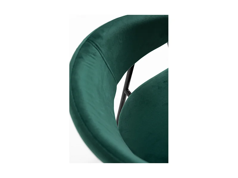 Sillas Comedor - Silla Mihu Black Terciopelo - Verde