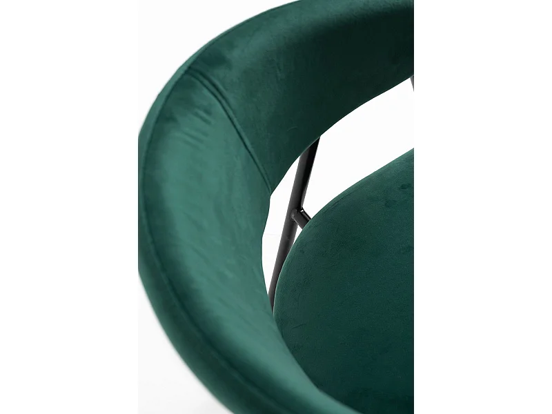 Sillas Comedor - Silla Mihu Black Terciopelo - Verde