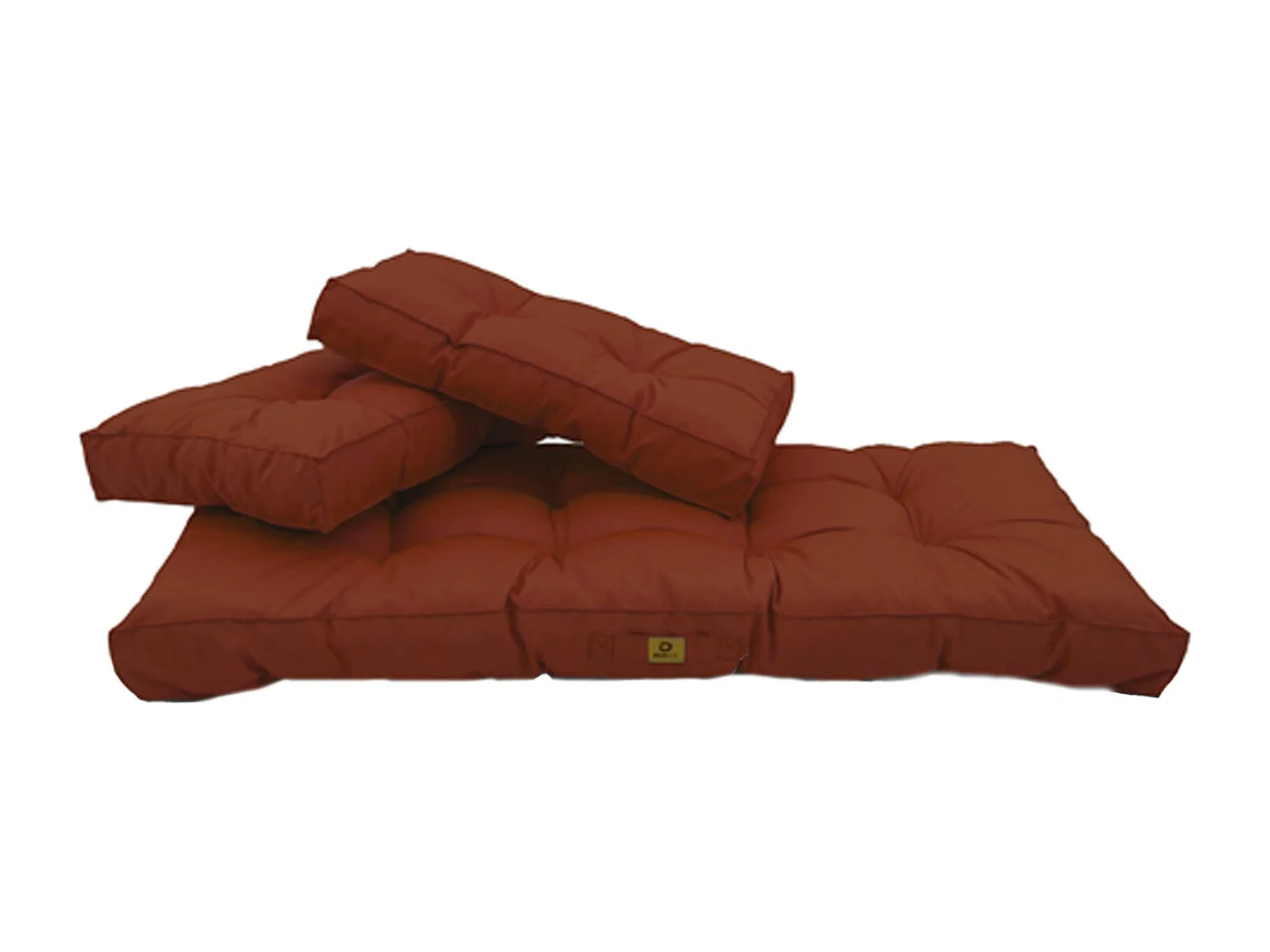 Coussins pour salon de jardin capitonné 120x60cm Terracotta
