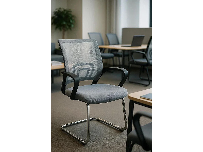 Silla de Oficina sin ruedas Confidente Midi - Máxima Ergonomía - Ideal para Escritorio y Gaming