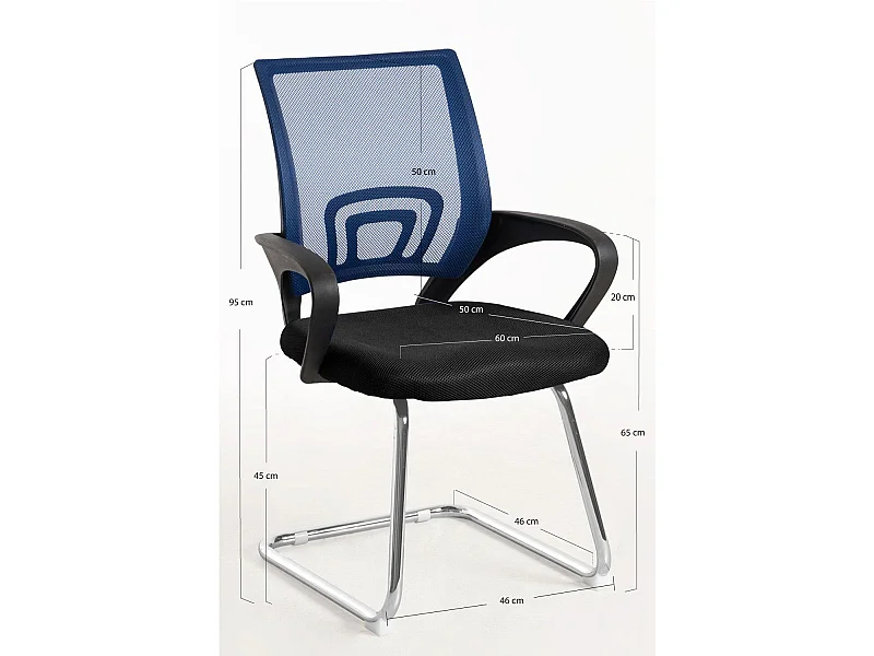 Silla de Oficina sin ruedas Confidente Midi - Máxima Ergonomía - Ideal para Escritorio y Gaming