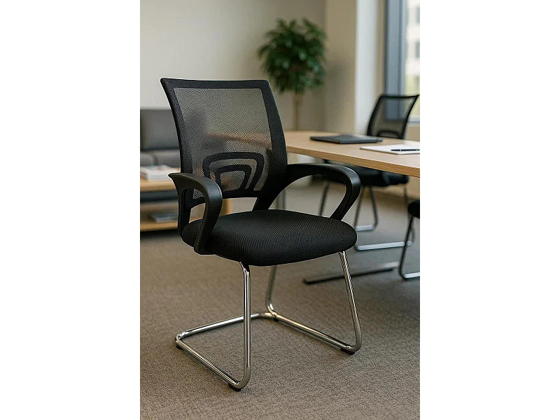 Silla de Oficina sin ruedas Confidente Midi - Máxima Ergonomía - Ideal para Escritorio y Gaming