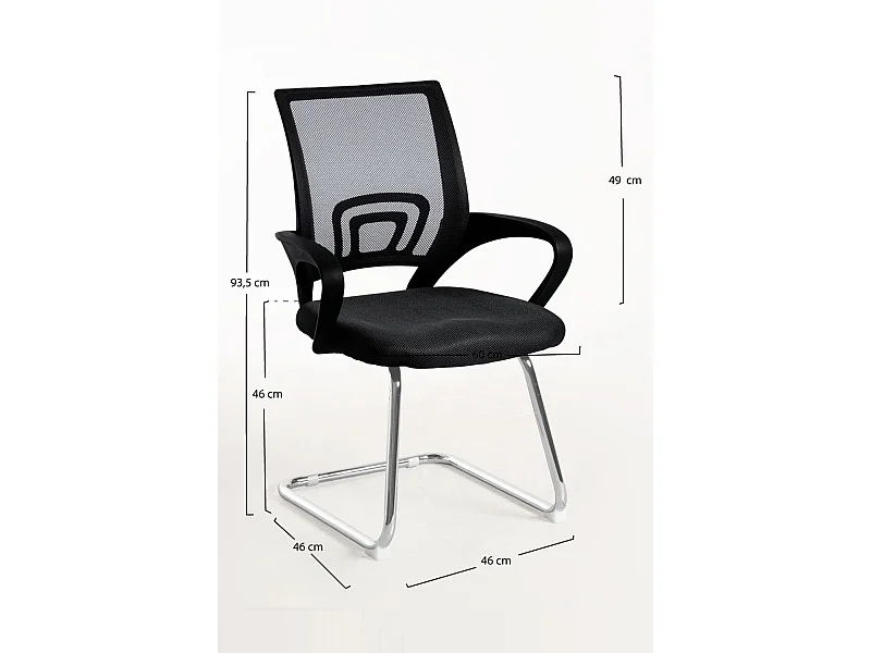 Silla de Oficina sin ruedas Confidente Midi - Máxima Ergonomía - Ideal para Escritorio y Gaming