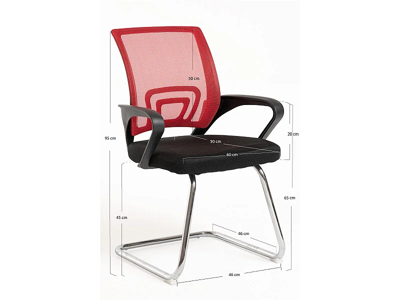 Silla de Oficina sin ruedas Confidente Midi - Máxima Ergonomía - Ideal para Escritorio y Gaming