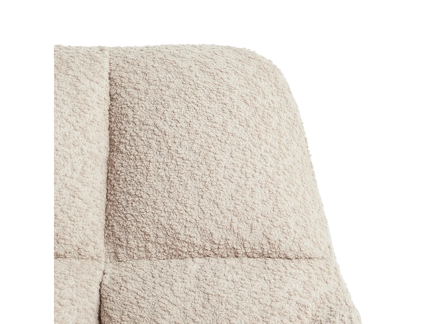 Bureaustoel Draaibaar PALMDALE Bouclé Beige