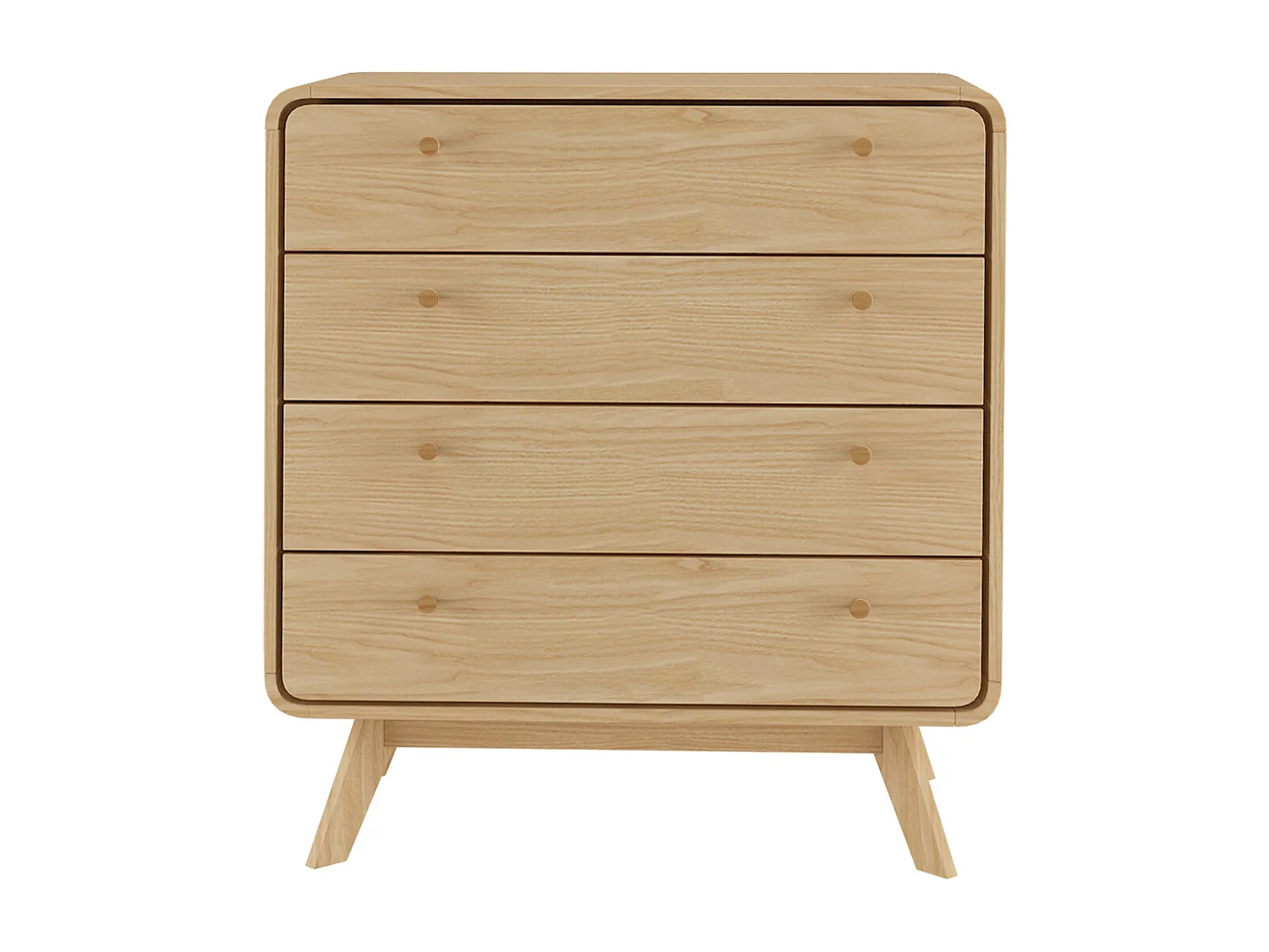 Cassie | Commode à 4 tiroirs en bois de chêne