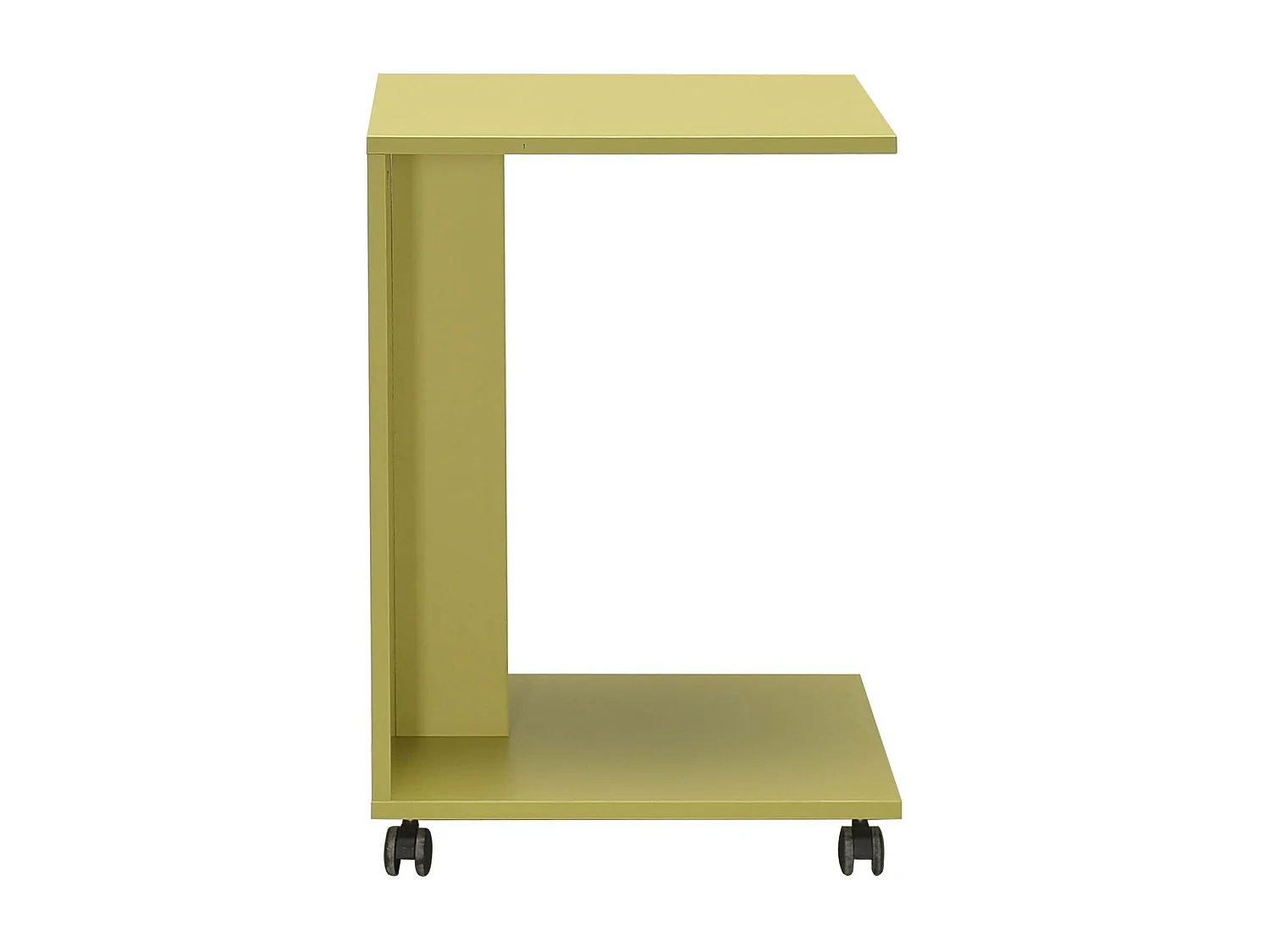 Bout de canapé mobile à roulettes capela H65cm Vert