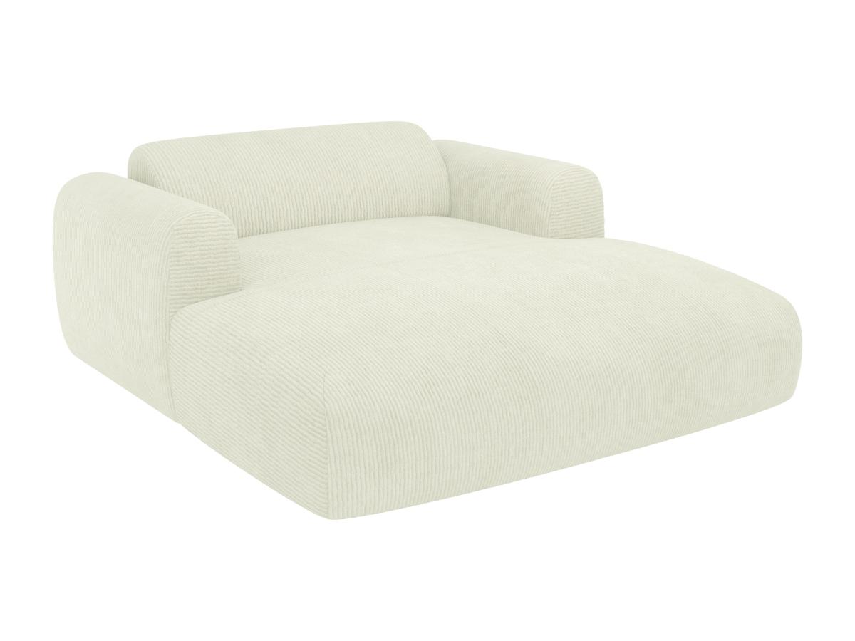 Recamiere 2-Sitzer - Strukturstoff - Off-White - POGNI günstig online kaufen