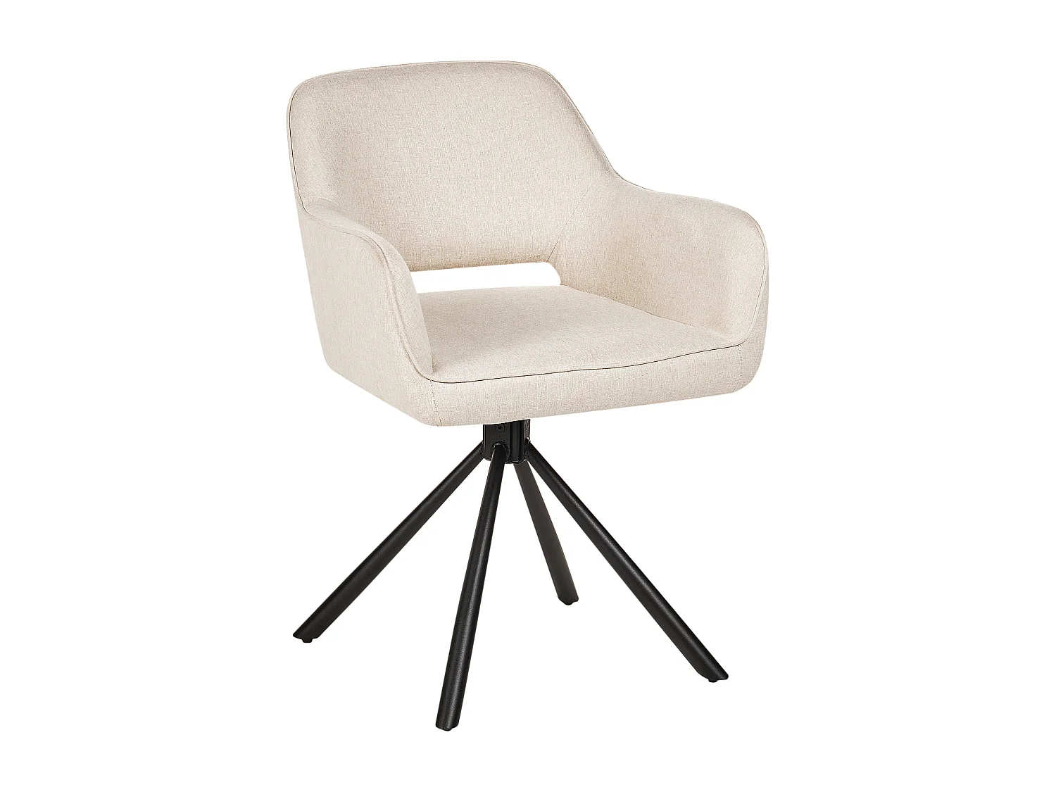 Set di 2 sedie da pranzo LOURES Beige chiaro