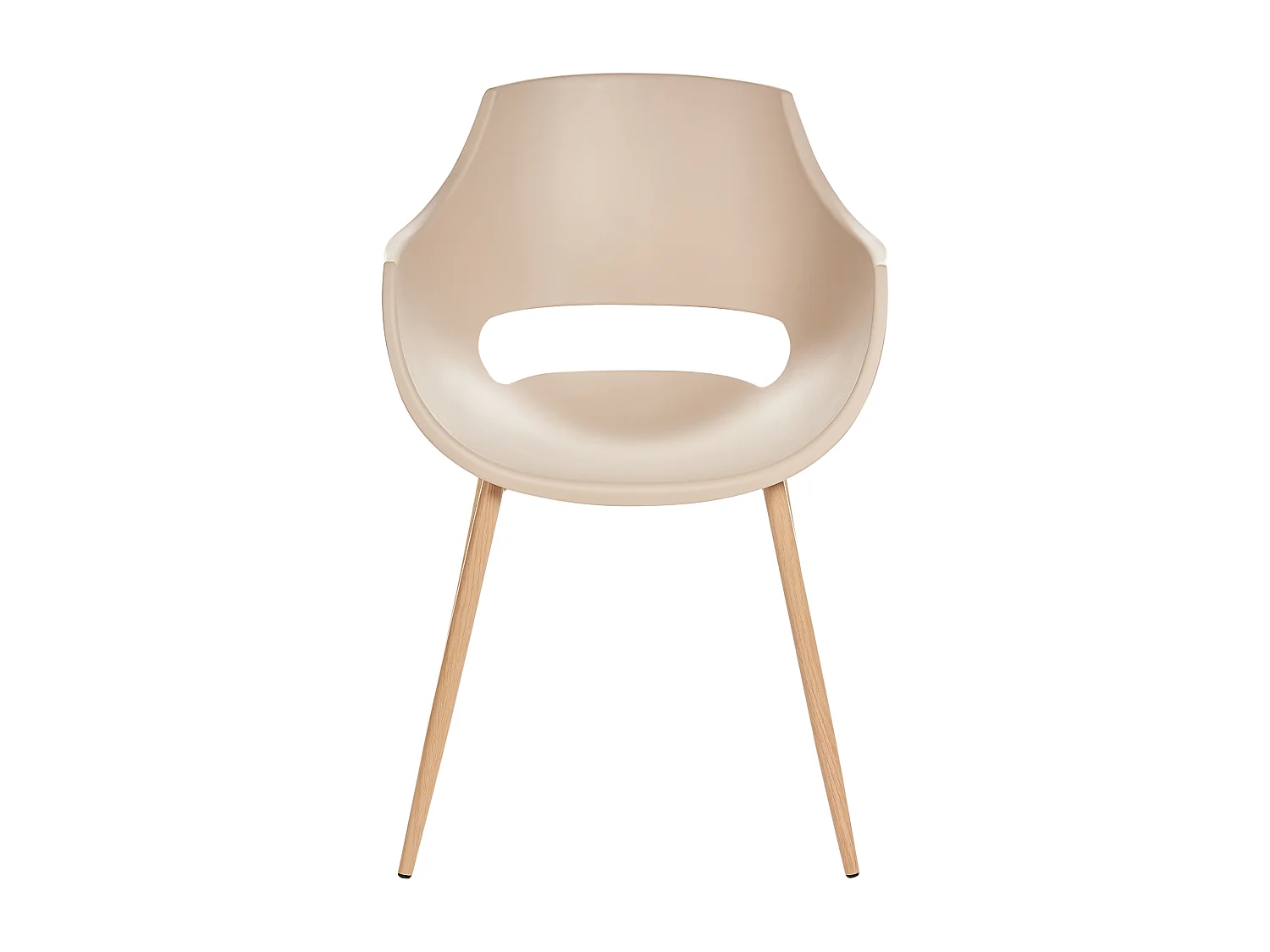 Set di 4 sedie da pranzo MILLERS Beige