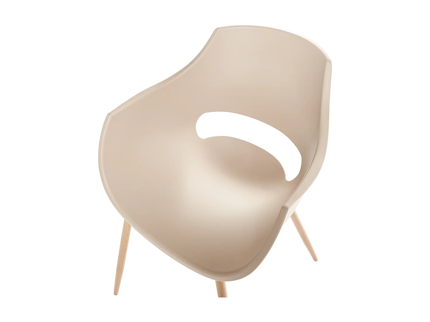 Set di 4 sedie da pranzo MILLERS Beige