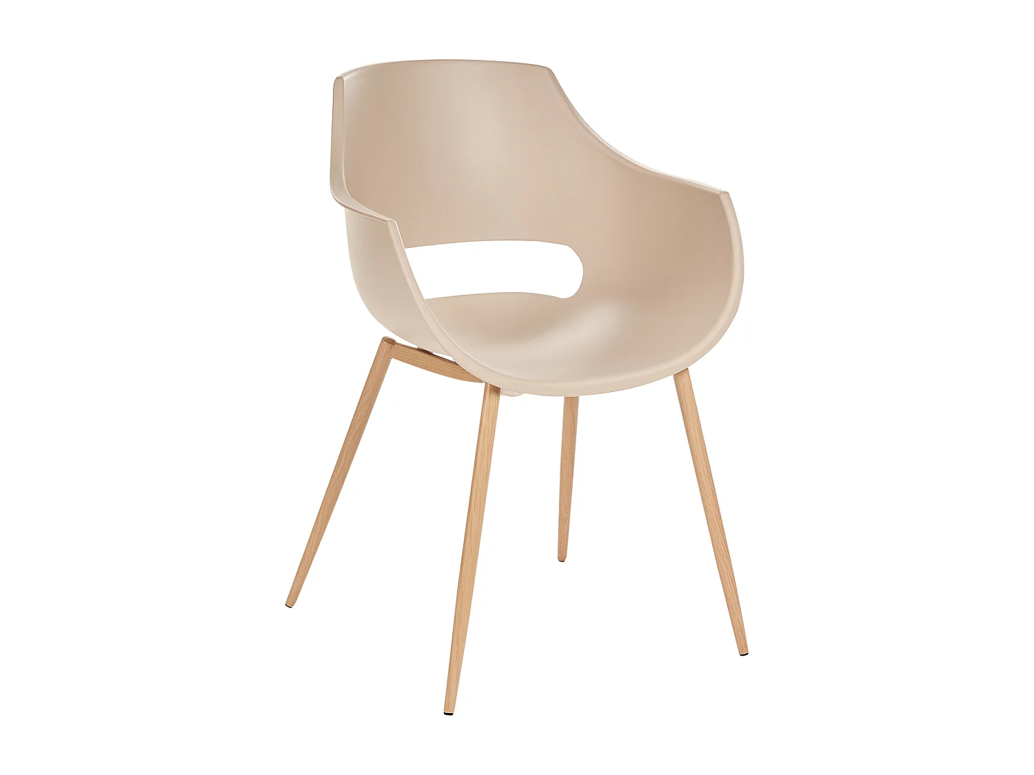 Set di 4 sedie da pranzo MILLERS Beige