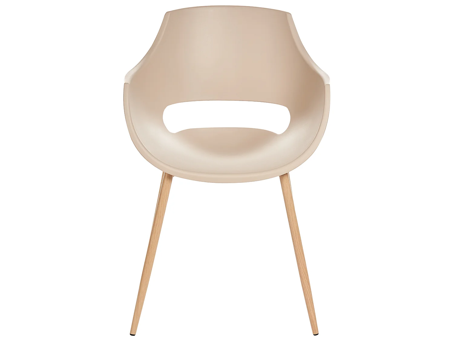 Set di 4 sedie da pranzo MILLERS Beige