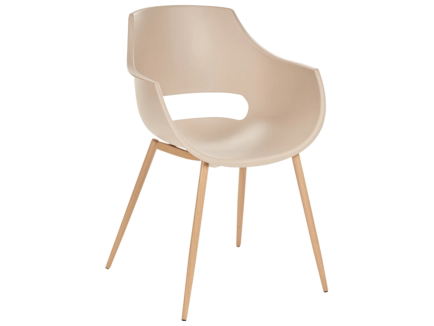 Set di 4 sedie da pranzo MILLERS Beige