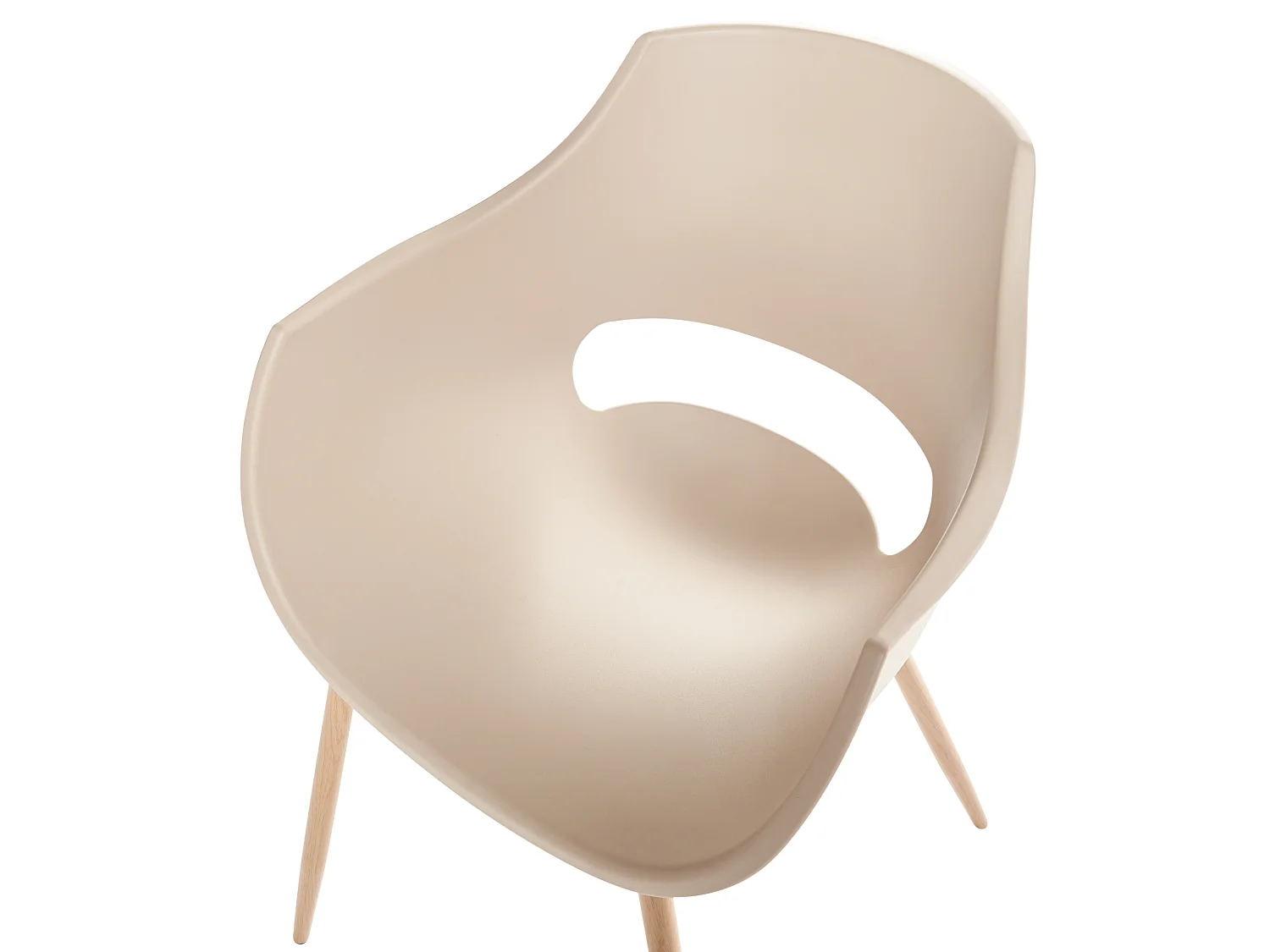 Set di 4 sedie da pranzo MILLERS Beige