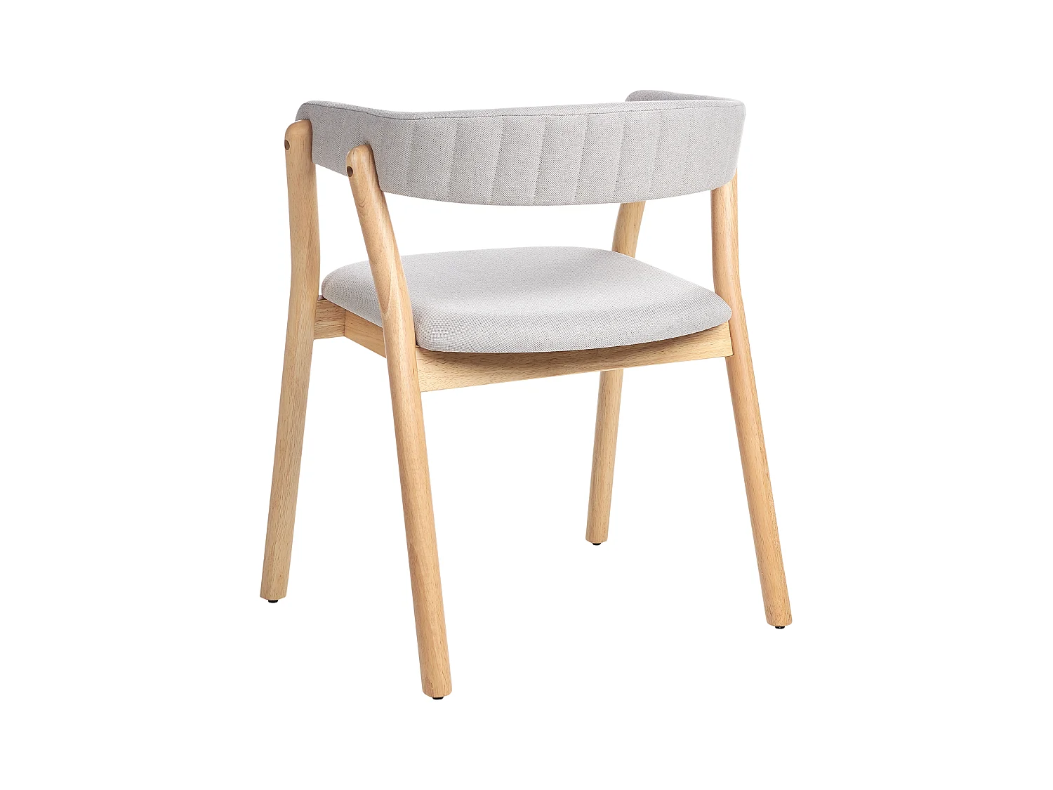 Esszimmerstuhl 2er Set MYLO Holz Hellgrau