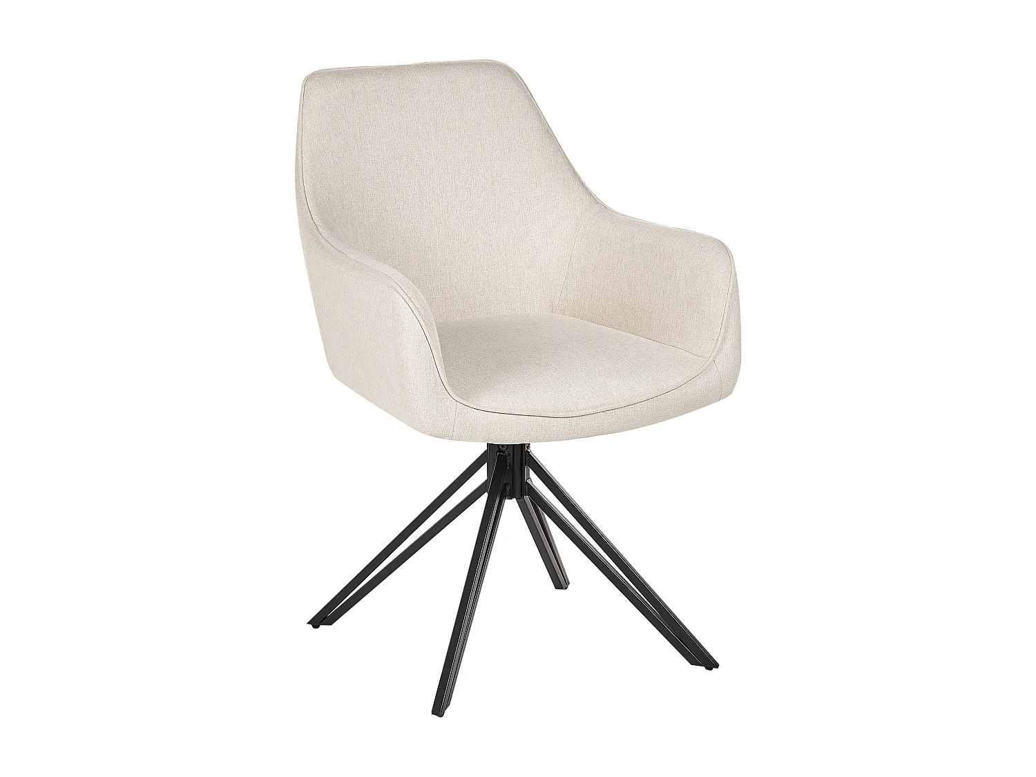 Lot de 2 chaises de salle à manger JODAR Beige clair