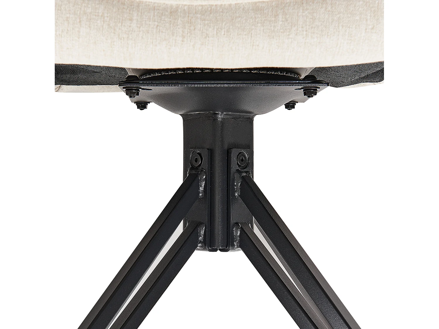 Lot de 2 chaises de salle à manger JODAR Beige clair