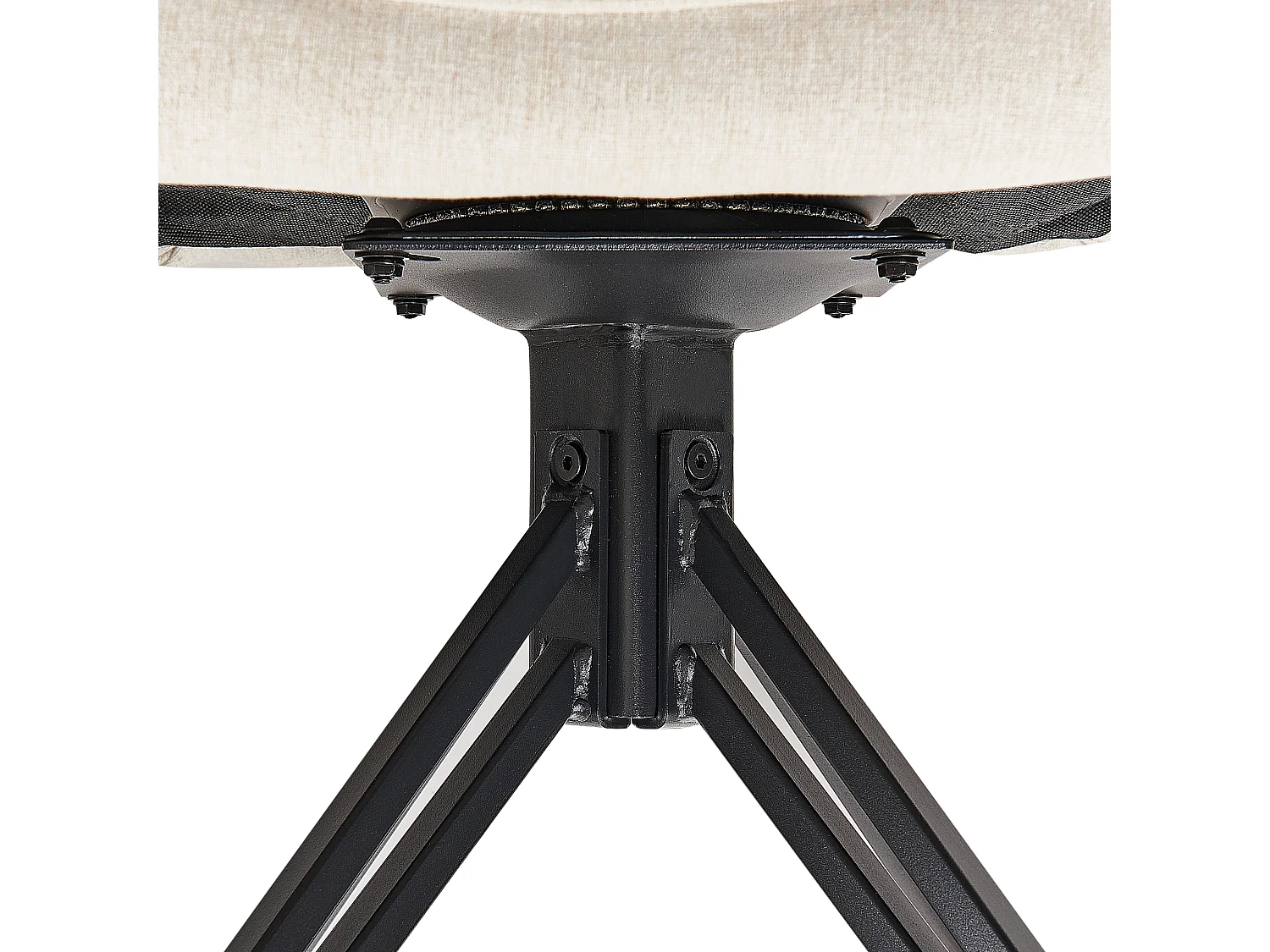 Lot de 2 chaises de salle à manger JODAR Beige clair