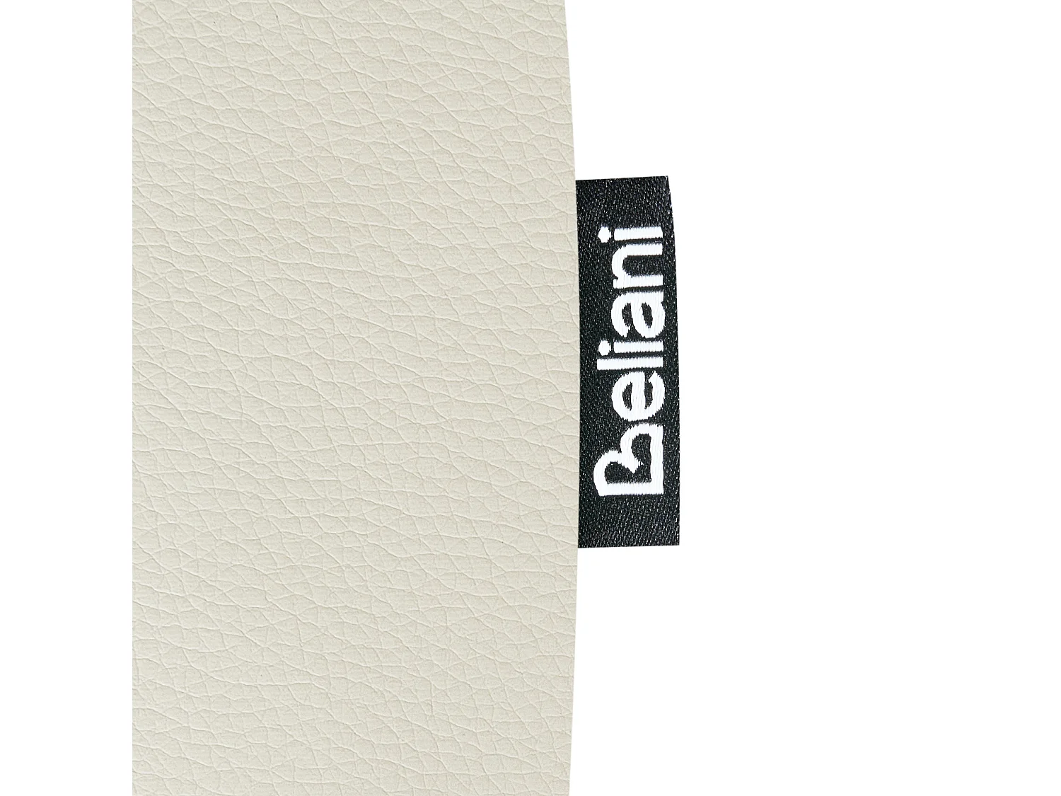 Esszimmerstühle 2er Set Creme Kunstledersitz Dunkles Holzgestell Amery