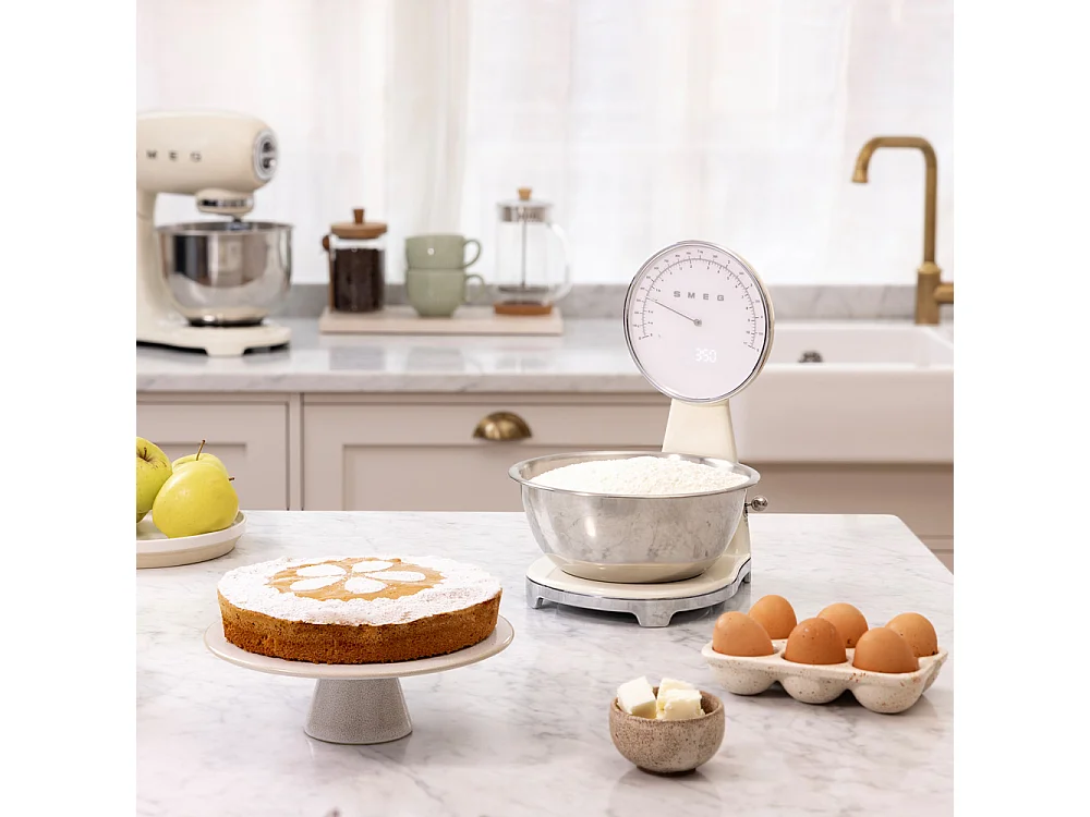 Balance de cuisine Rétro crème