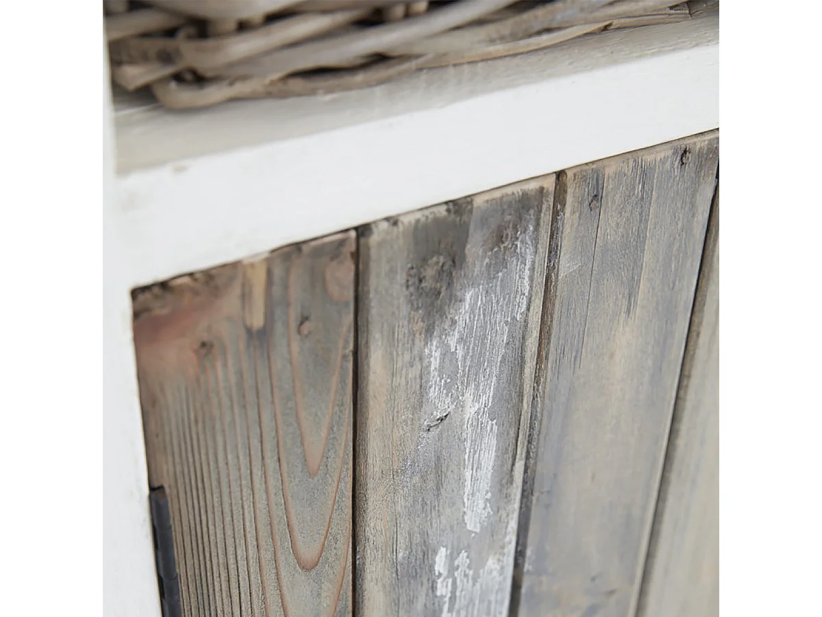 Commode en bois recyclé massif 143 cm