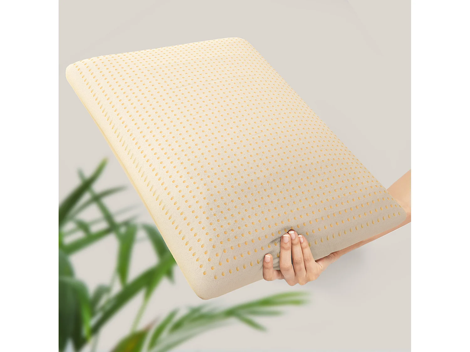 The White Stone Set van 8 Traagschuim Kussens 40 x 70 cm | Hoogte 11 cm | Hypoallergene, Ergonomische en Ademende Nek Kussens | Anti-Wurg en Verkoelende Functie