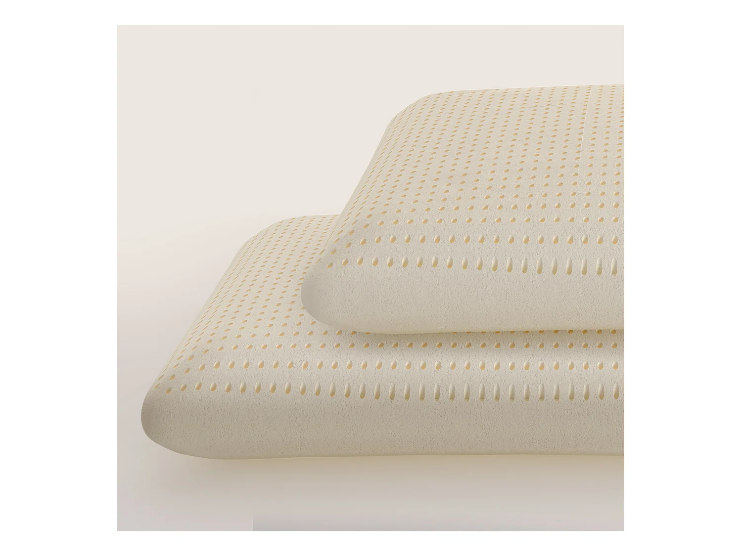 The White Stone Set van 2 Traagschuim Kussens 40 x 70 cm | Hoogte 11 cm | Hypoallergene, Ergonomische en Ademende Nek Kussens | Anti-Wurg en Verkoelende Functie