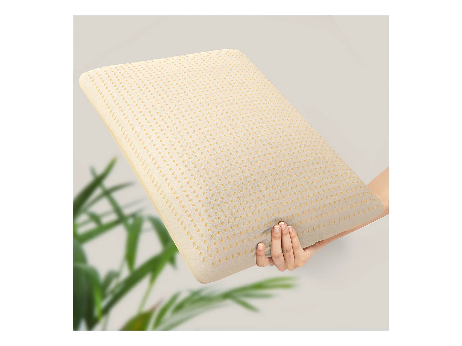 The White Stone Set van 2 Traagschuim Kussens 40 x 70 cm | Hoogte 11 cm | Hypoallergene, Ergonomische en Ademende Nek Kussens | Anti-Wurg en Verkoelende Functie