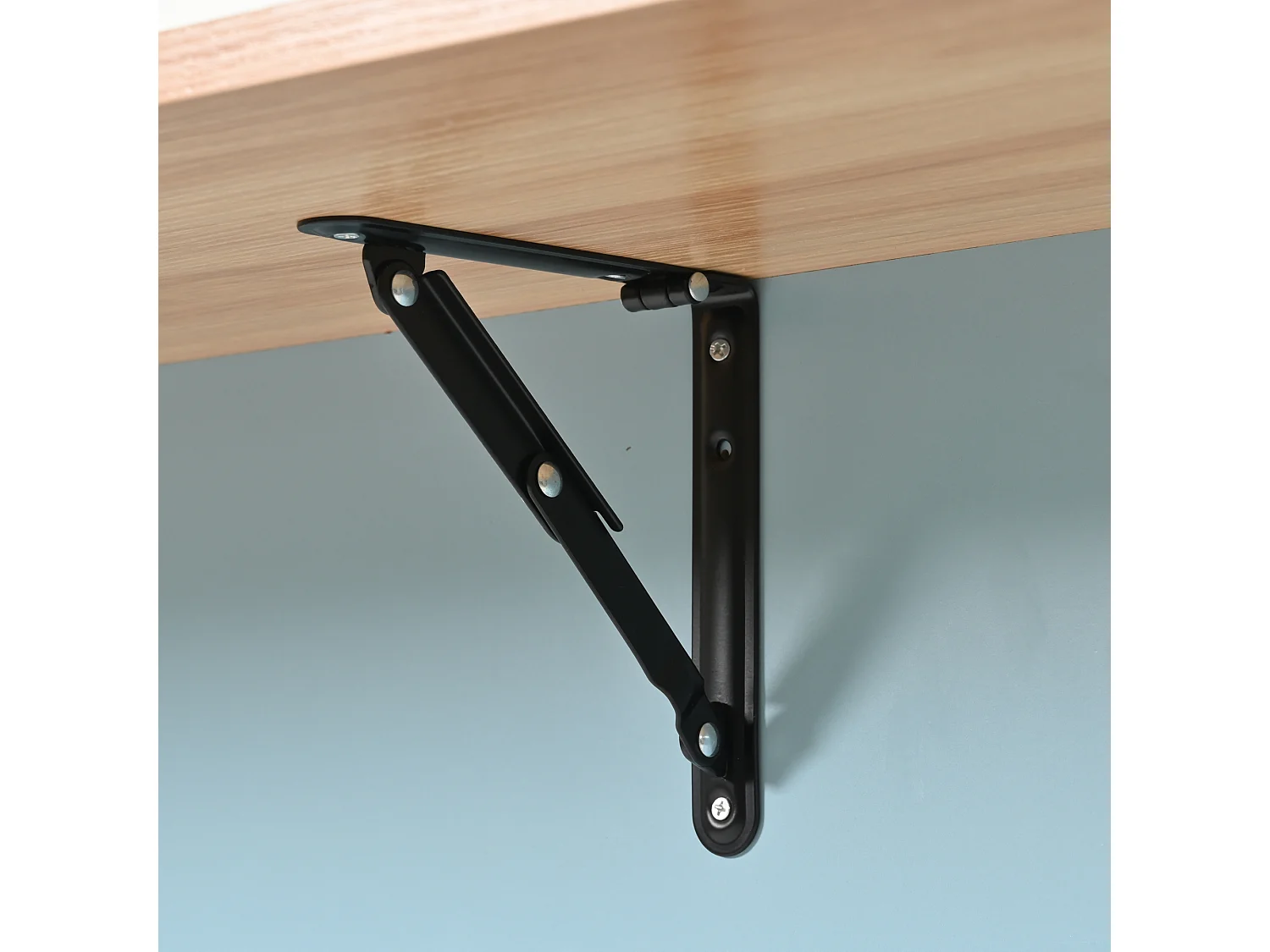 Ilot central de cuisine avec 3 tiroirs et portes de rangement - Plateau extensible - pieds en roulettes ou en bois - Bleu