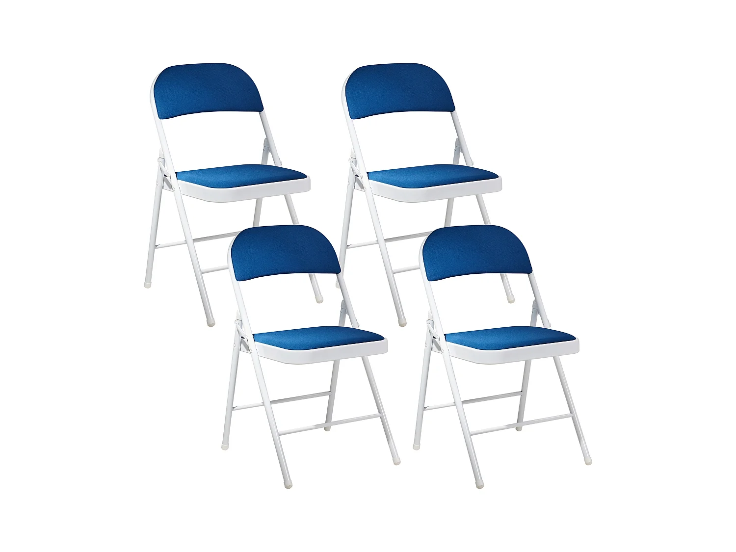 Lot de 4 chaises pliantes SPARKS Bleu