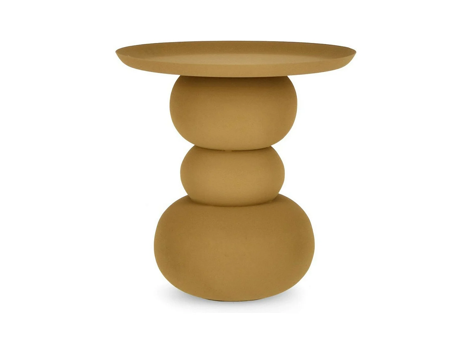 Table basse ronde design en métal coloré D41 - PILAR