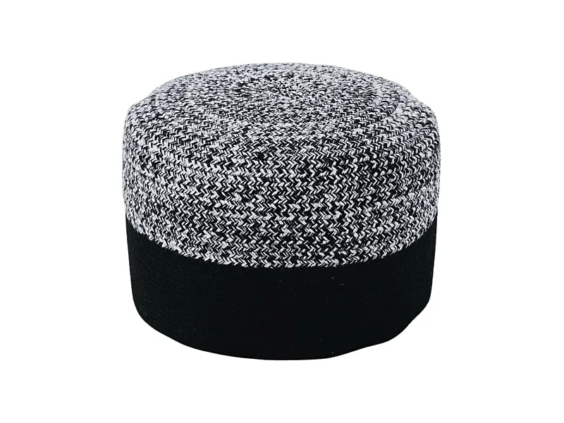 Pouf rond intérieur extérieur D50 chiné/uni - PAROS