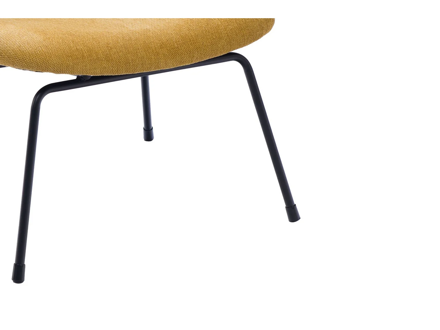 Fauteuil rétro en métal et tissu - CASCAIS