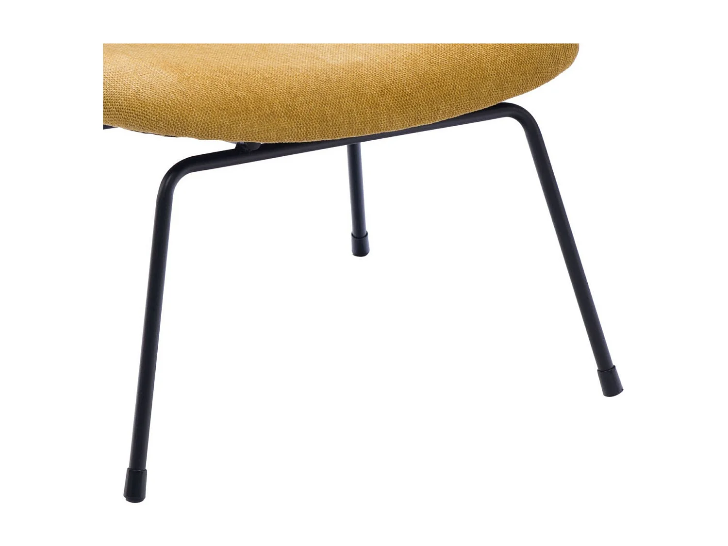 Fauteuil rétro en métal et tissu - CASCAIS