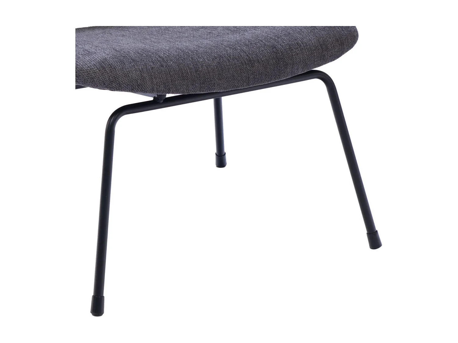 Fauteuil rétro en métal et tissu - CASCAIS