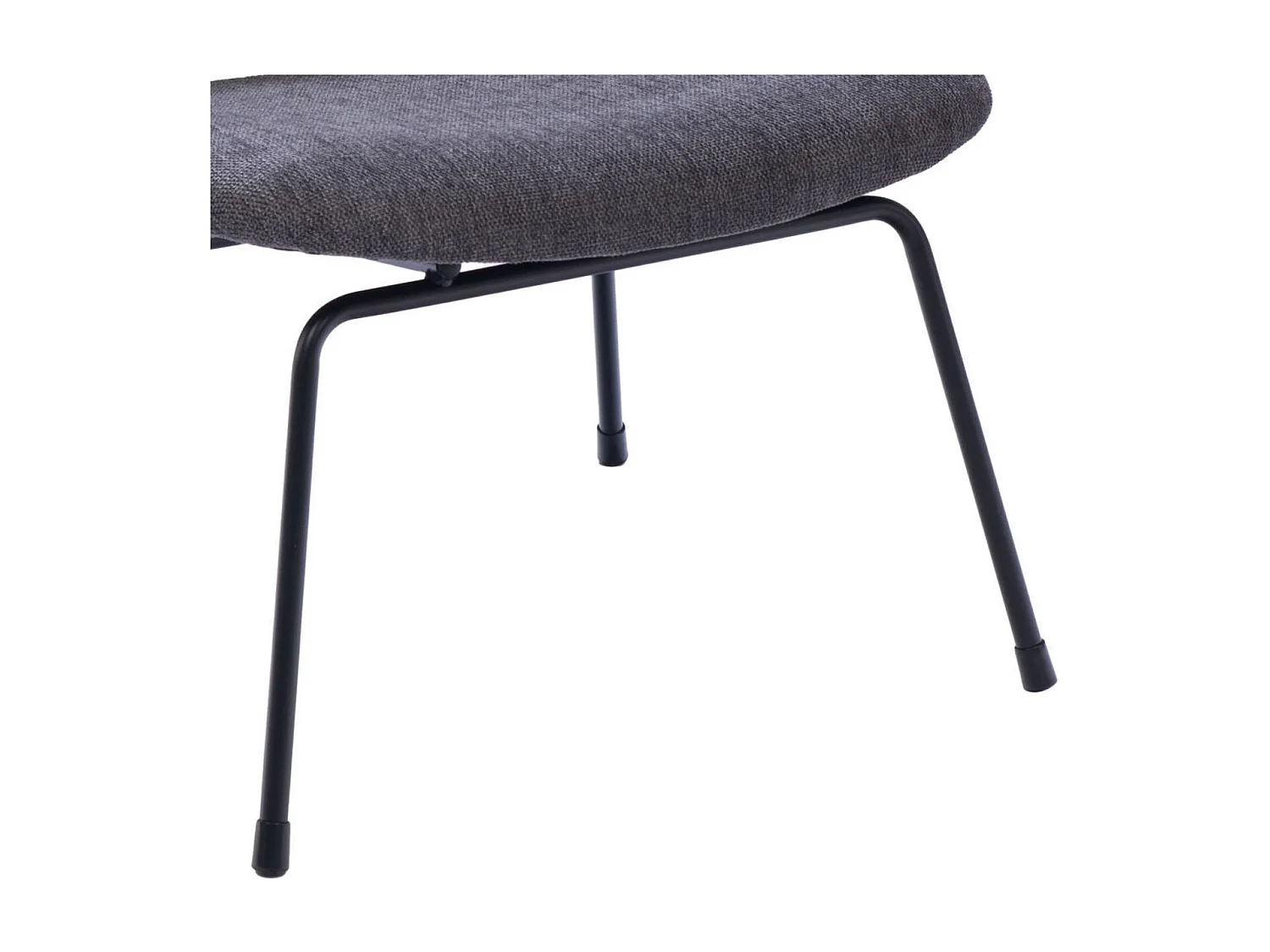 Fauteuil rétro en métal et tissu - CASCAIS