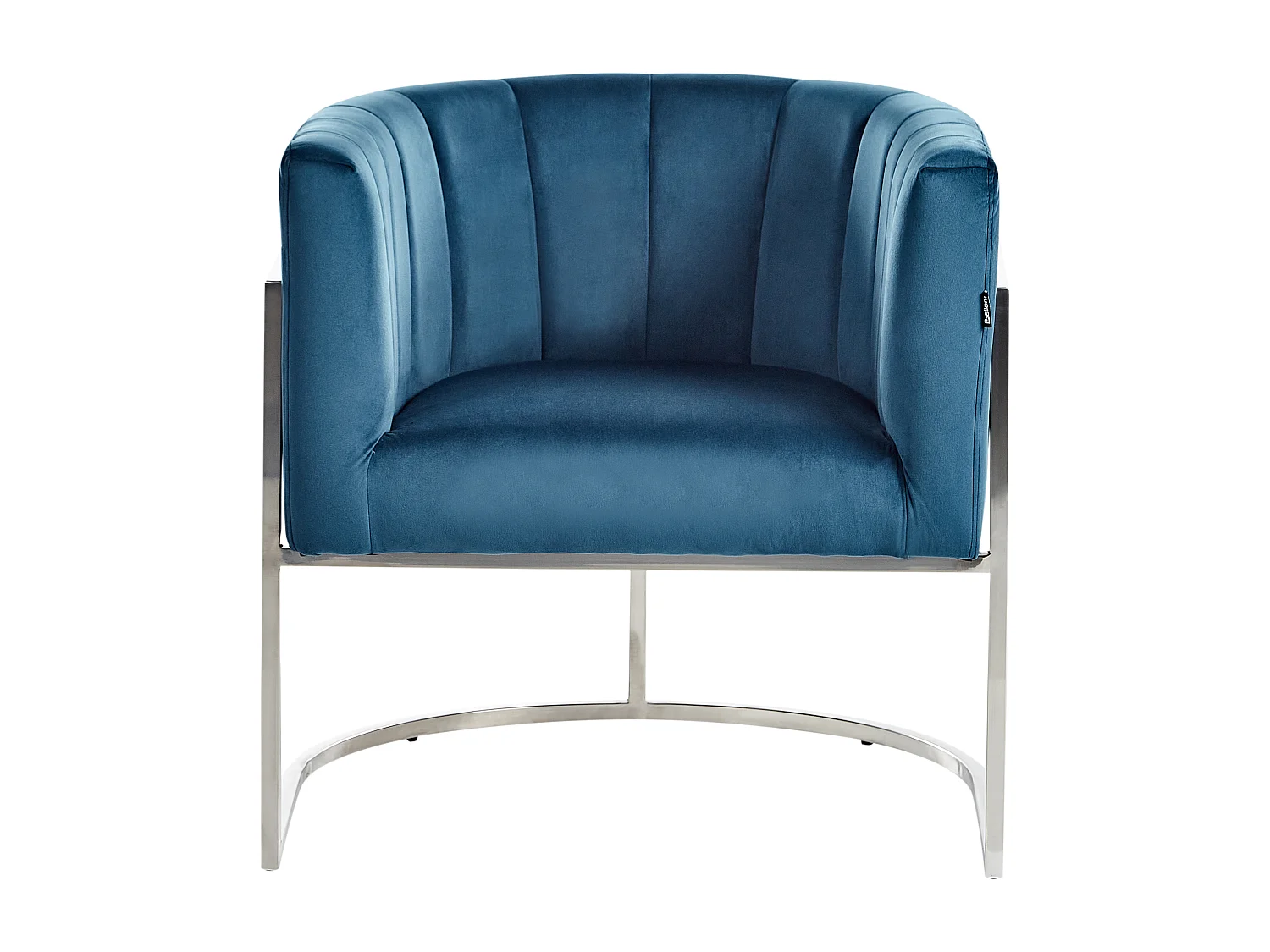 Poltrona LARVIK Velluto Blu