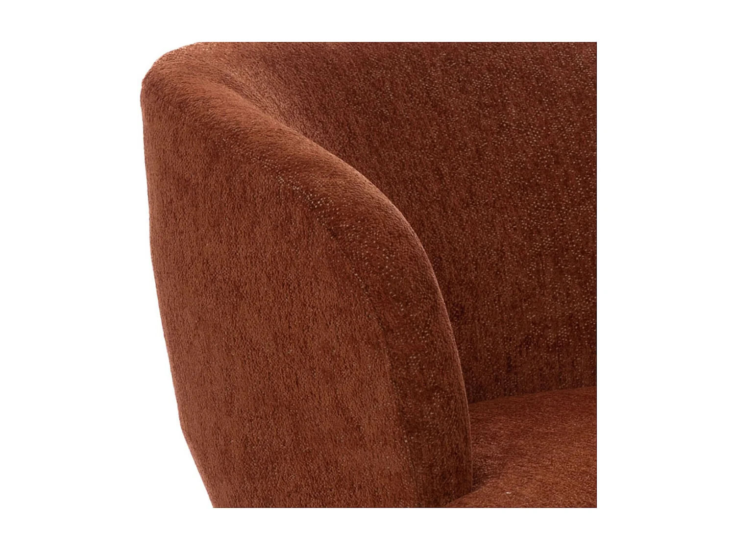 Fauteuil de salon en velours chiné - ELVA