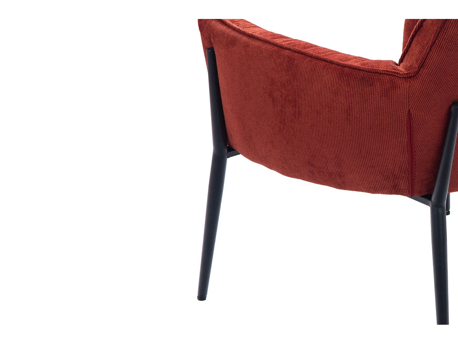 Fauteuil de salon en velours chenille - BRIT