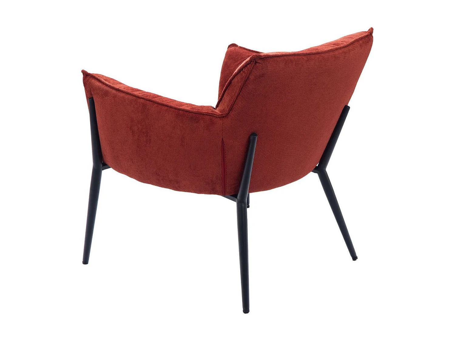 Fauteuil de salon en velours chenille - BRIT