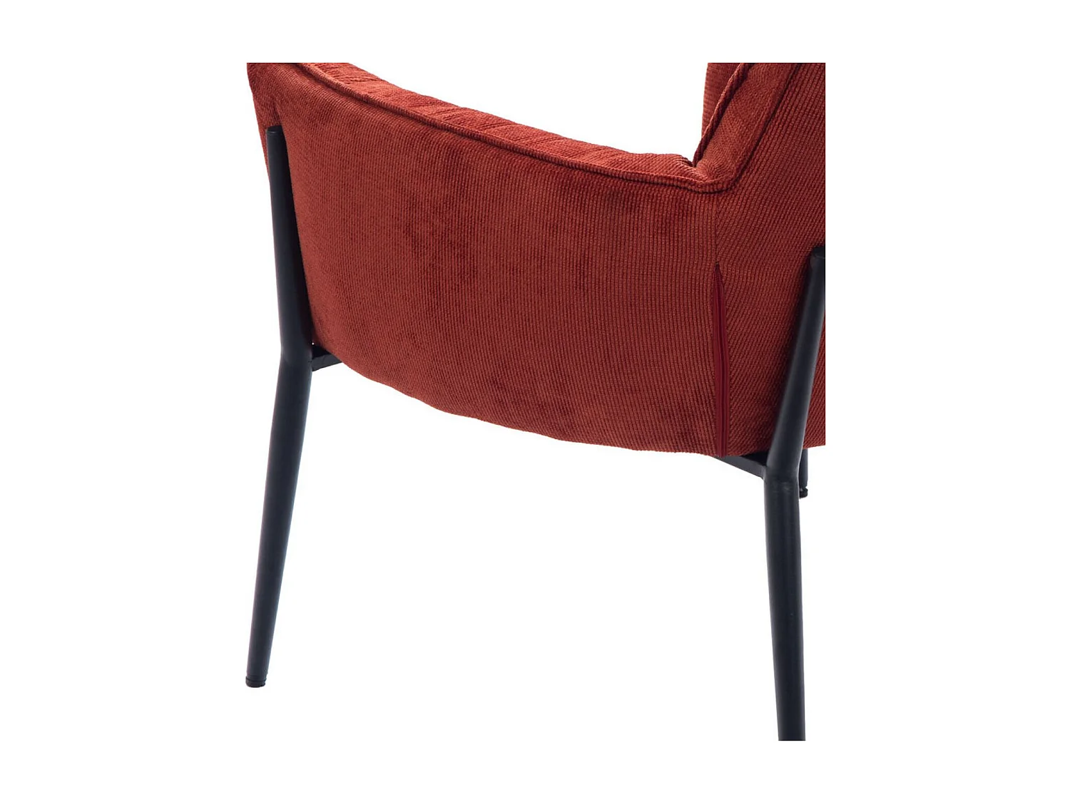 Fauteuil de salon en velours chenille - BRIT