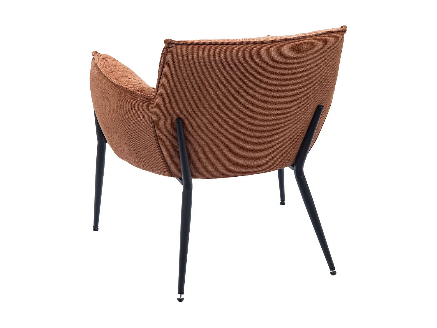 Fauteuil de salon en velours chenille - BRIT