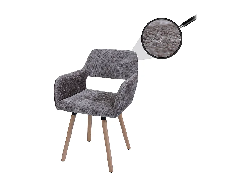 Silla de comedor MCW-A50 II,  marrón